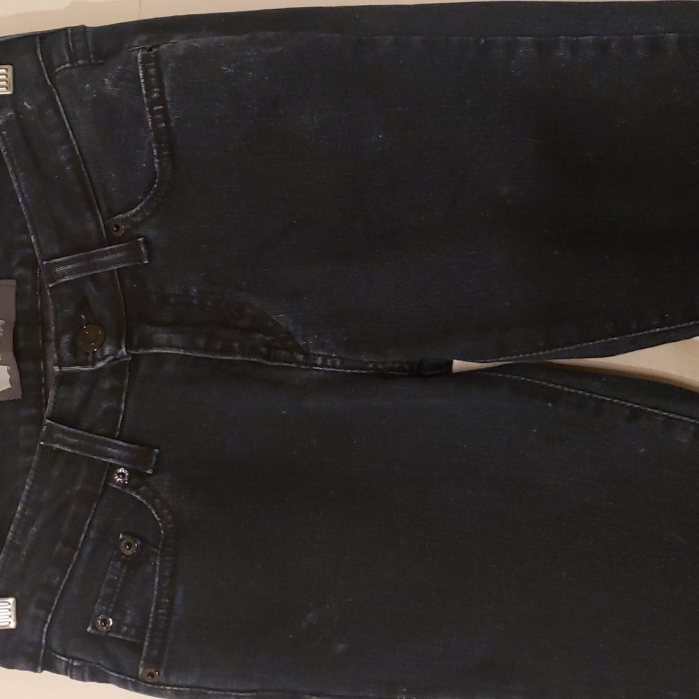 Women’s Juniors Levis 535 Legging Jeans Dark Acid Wash - Picture 2 of 7